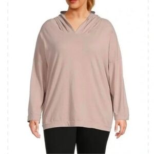 🏷️Bryn Walker Oversized Mauve Relaxed Fit Hoodie 2X